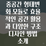 중공간 형태변화 모듈